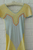 Vintage 20s silk jersey romper, pantsuit. Deco design.