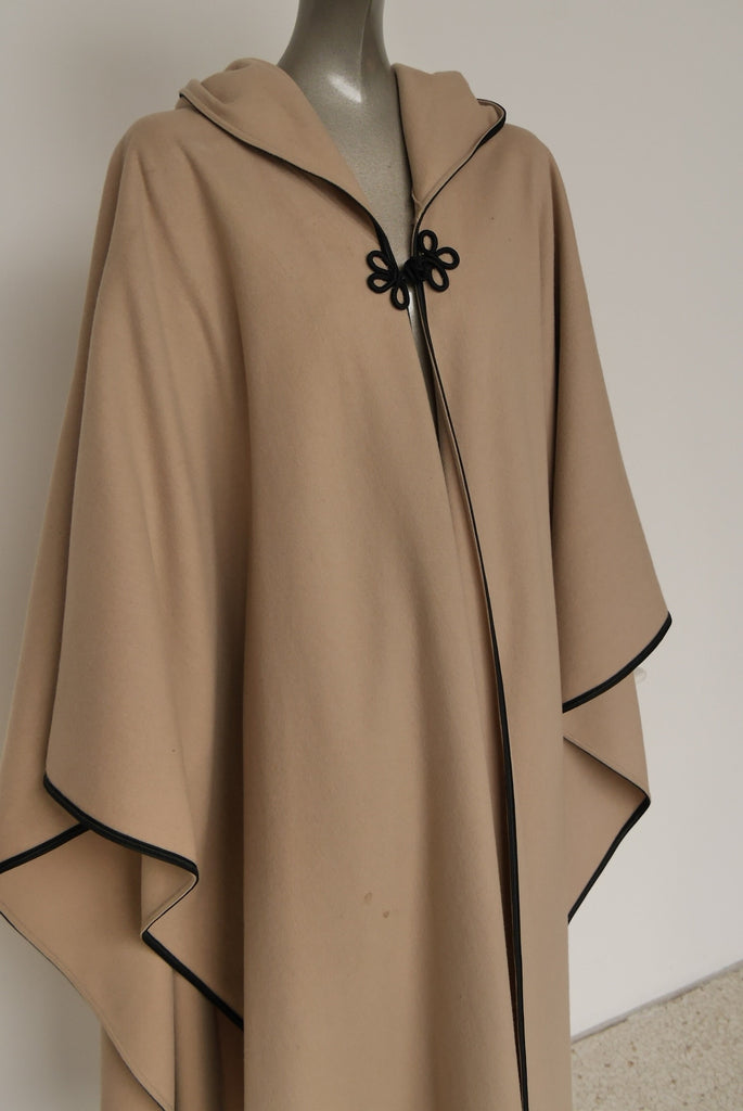 Vintage Yves Saint Laurent rive gauche moroccoain cape with hood