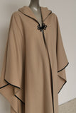 Vintage Yves Saint Laurent rive gauche moroccoain cape with hood and tassel 70s