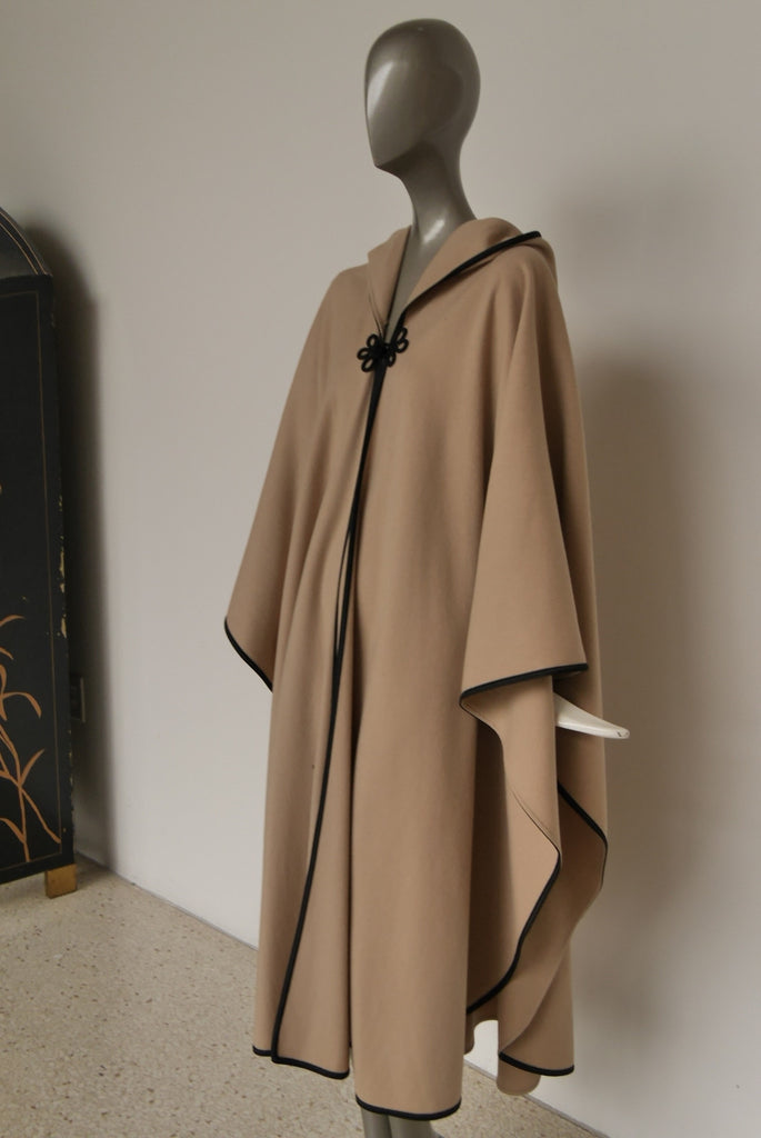 Vintage Yves Saint Laurent rive gauche moroccoain cape with hood