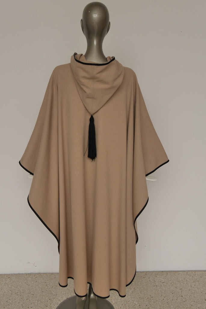 Vintage Yves Saint Laurent rive gauche moroccoain cape with hood