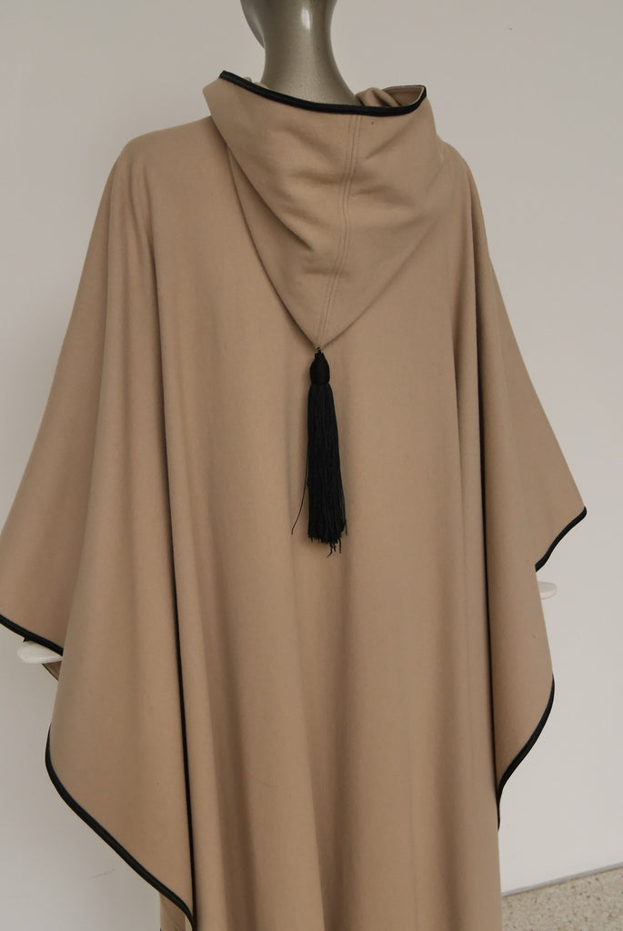 Vintage Yves Saint Laurent rive gauche moroccoain cape with hood