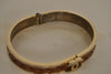 1970s Chanel bracelet snakeskin interlocked cc rare.