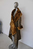 Fabulous 1920s inspired drop waist opera coat brocade crushed velvet.