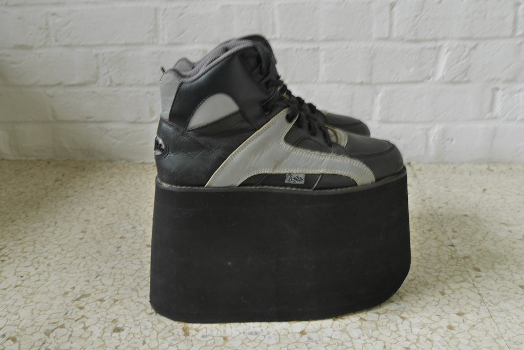 Buffalo tower platforms black sz 41 Vintage Le Monde
