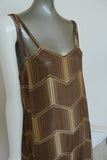 1930s art deco print maxi dress with batwing sleeve jacket
