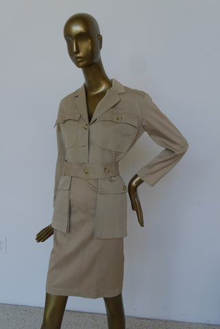 Azzedine Alaia skirt suit 90s