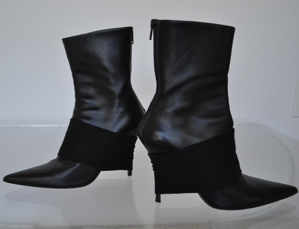 Helmut Lang boots with wrap 1995  SZ 37