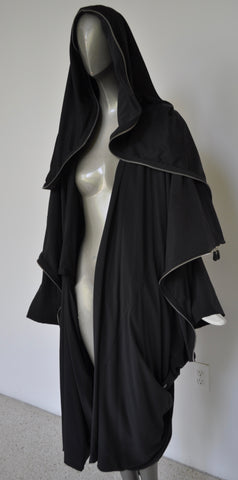 Rare Comme des Garçons silk coat from 1991