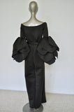Opulent jumpsuit with fabulous sleeves.