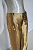 Gucci trousers gold wide legs